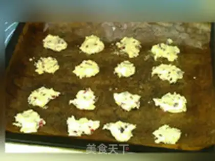 Make Cranberry corn cookies step 11