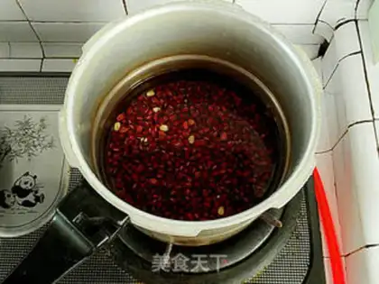 Make Homemade red bean sand step 1