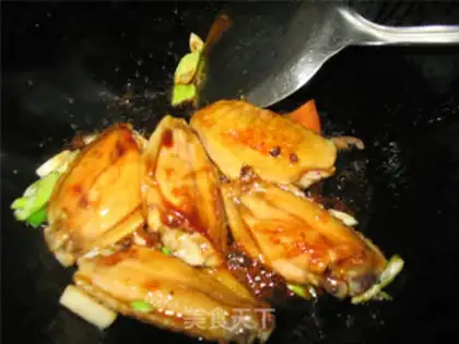 Make Chicken wings and carrots step 7