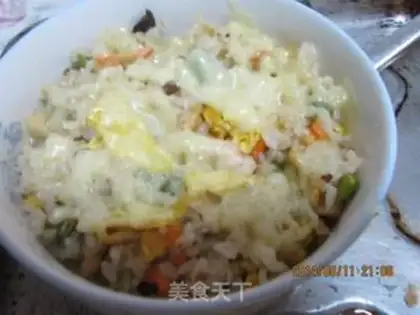 Make Peas rice step 0