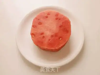 Make Watermelon cake step 1