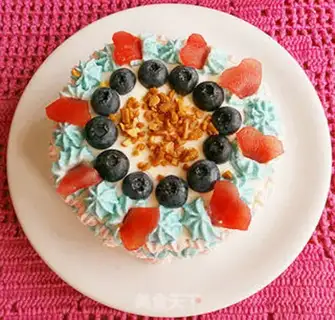 Make Watermelon cake step 4