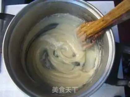 Make Yogurt cotton cake step 1