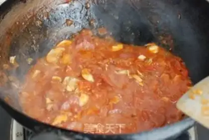 Make Tomato mushroom sausage pasta step 4