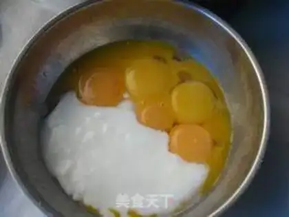 Make Yogurt cotton cake step 3