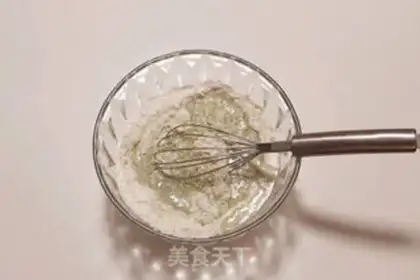 Make Green bean pancakes step 1