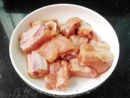 Make Bean evaporated ribs step 1