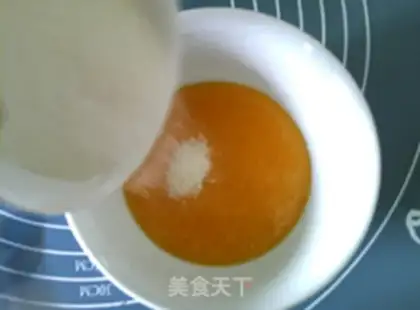 Make Peach mousse cake step 5