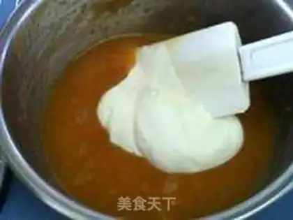 Make Peach mousse cake step 13