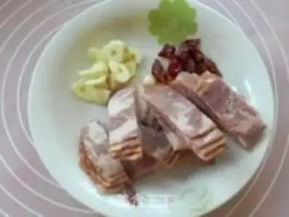 Make Bacon pastry step 1