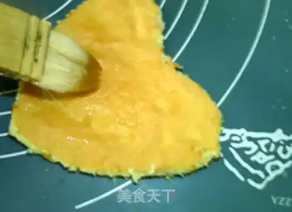 Make Peach mousse cake step 17