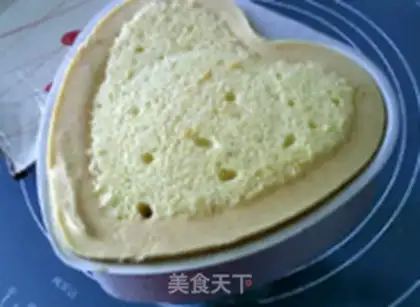 Make Peach mousse cake step 20