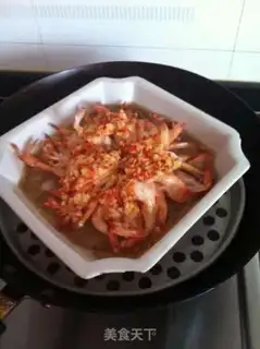 Make Garlic fan shrimp step 3
