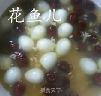 Make Wine and red date quail egg soup step 7