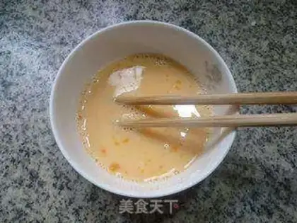 Make Duck egg shrimp step 2