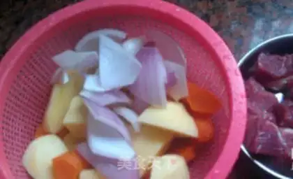 Make Potato beef step 1