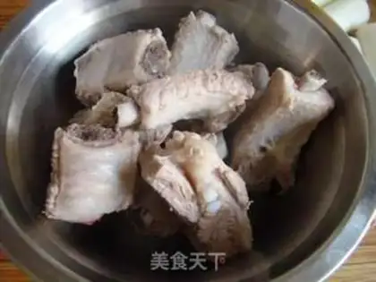 Make Onions burn ribs step 1