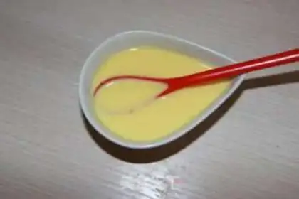 Make Milk pudding step 1