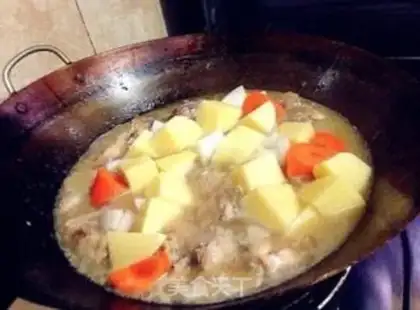 Make Potato chicken curry step 13