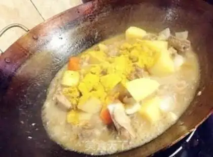 Make Potato chicken curry step 14