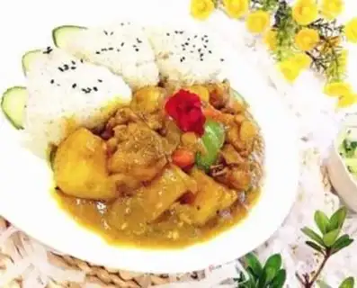 Make Potato chicken curry step 17