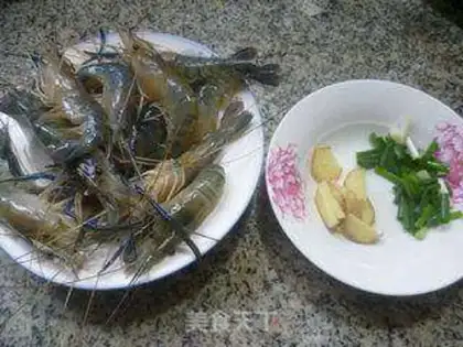 Make Red-burned shrimp step 0