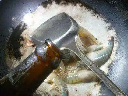 Make Red-burned shrimp step 3