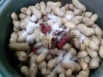 Make Cook peanuts step 1
