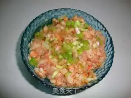 Make Shrimp tofu step 1