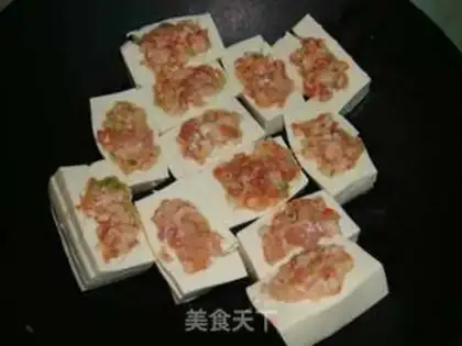 Make Shrimp tofu step 3