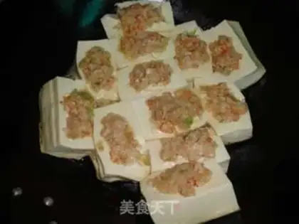Make Shrimp tofu step 4