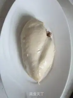 Make Spicy chicken silk step 2