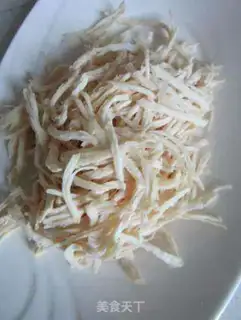 Make Spicy chicken silk step 3