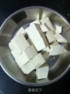 Make Tofu soup step 1
