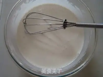 Make Double black sesame sesame mooncake step 1