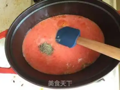 Make Italian red sauce step 6