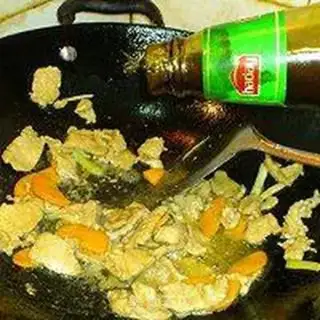 Make Autumn fried meat step 4