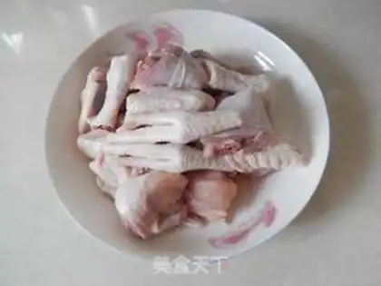 Make Potato chicken step 1