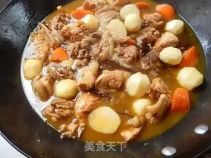 Make Potato chicken step 9