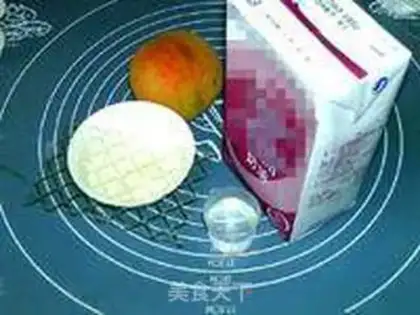 Make Peach mousse step 0