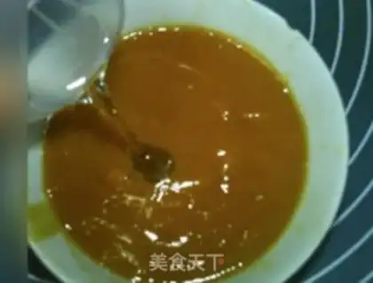 Make Peach mousse step 2