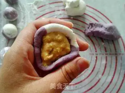 Make Colored peanut plum step 12