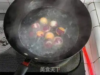 Make Colored peanut plum step 14