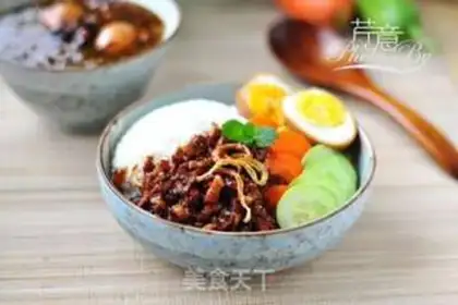 Make Taiwan halogen rice step 23