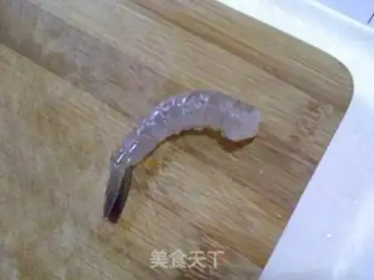 Make Three-colour shrimp step 1