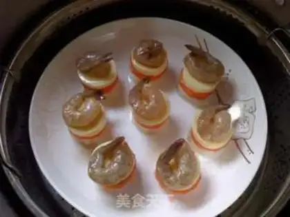 Make Three-colour shrimp step 11