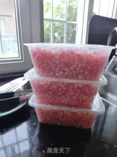 Make Pink crystal pomegranate juice step 2
