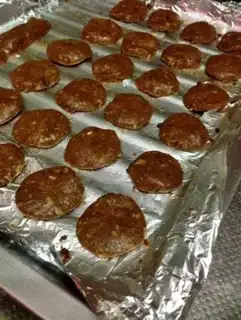 Make Red sugar oatmeal cookies step 6
