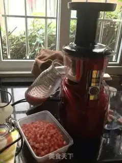 Make Pink crystal pomegranate juice step 3