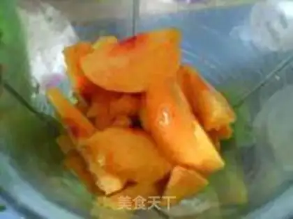 Make Peach mousse cake step 3